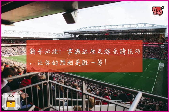 新手必读：掌握这些足球竞猜技巧，让你的预测更胜一筹！