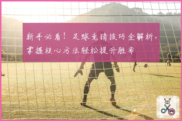 新手必看！足球竞猜技巧全解析，掌握核心方法轻松提升胜率